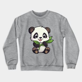 Cartoon Cute Kawaii Adorable Panda Crewneck Sweatshirt